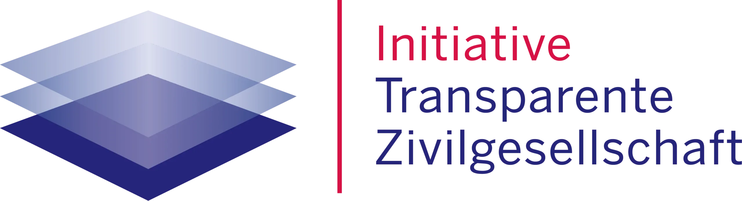 Transparenz ist wichtig, daher hier das Logo der Initiative Transparente Zivilgesellschaft ohne Hintergund.